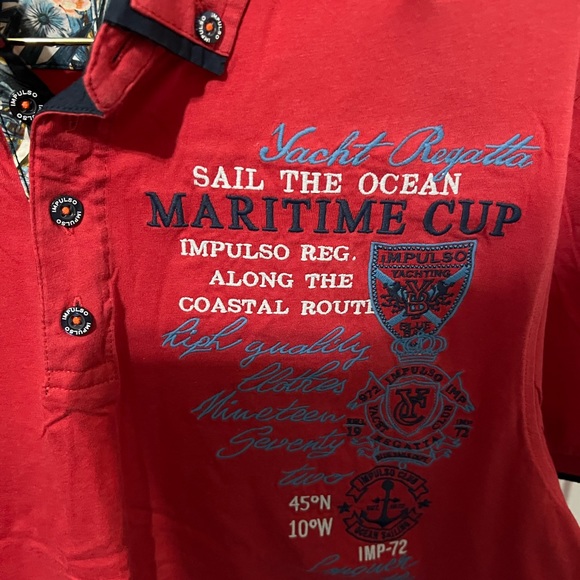 IMPULSO ITALY VINTAGE shirt cotton MEN LIKE NEW - Picture 8 of 11